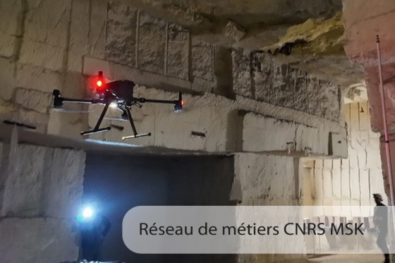 Quand les drones descendent sous terre