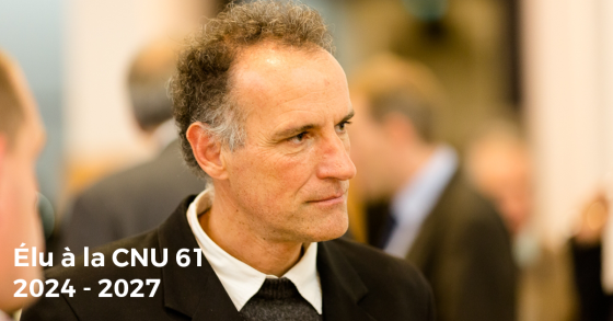 Jérôme MARS, élu à la CNU 61 – Génie Informatique, Automatique, et Traitement du Signal